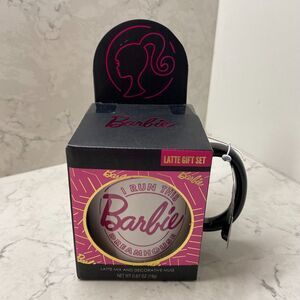 Mattel Barbie Dream House Latte Mix & Decorative Mug Gift Set Net wt 0.67 OZ 19g